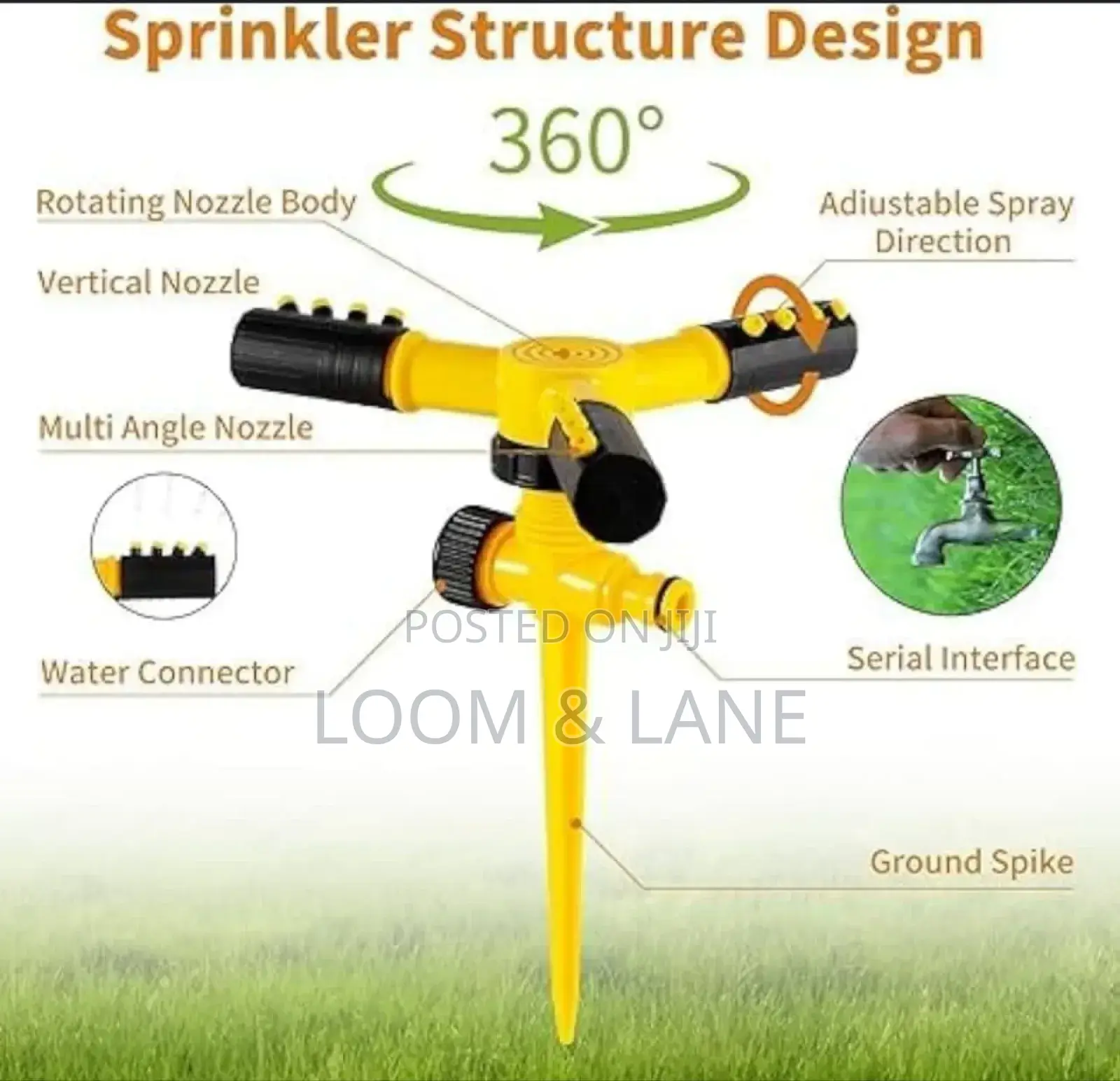 Compound/ Garden Water Sprinkler