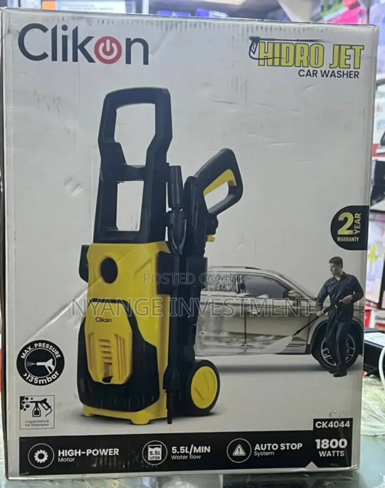 Clikon High Pressure Washer. Car Washer