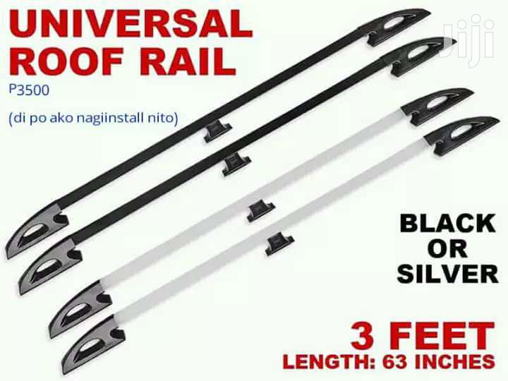 Roof Bars Silver And Black In Colour Available