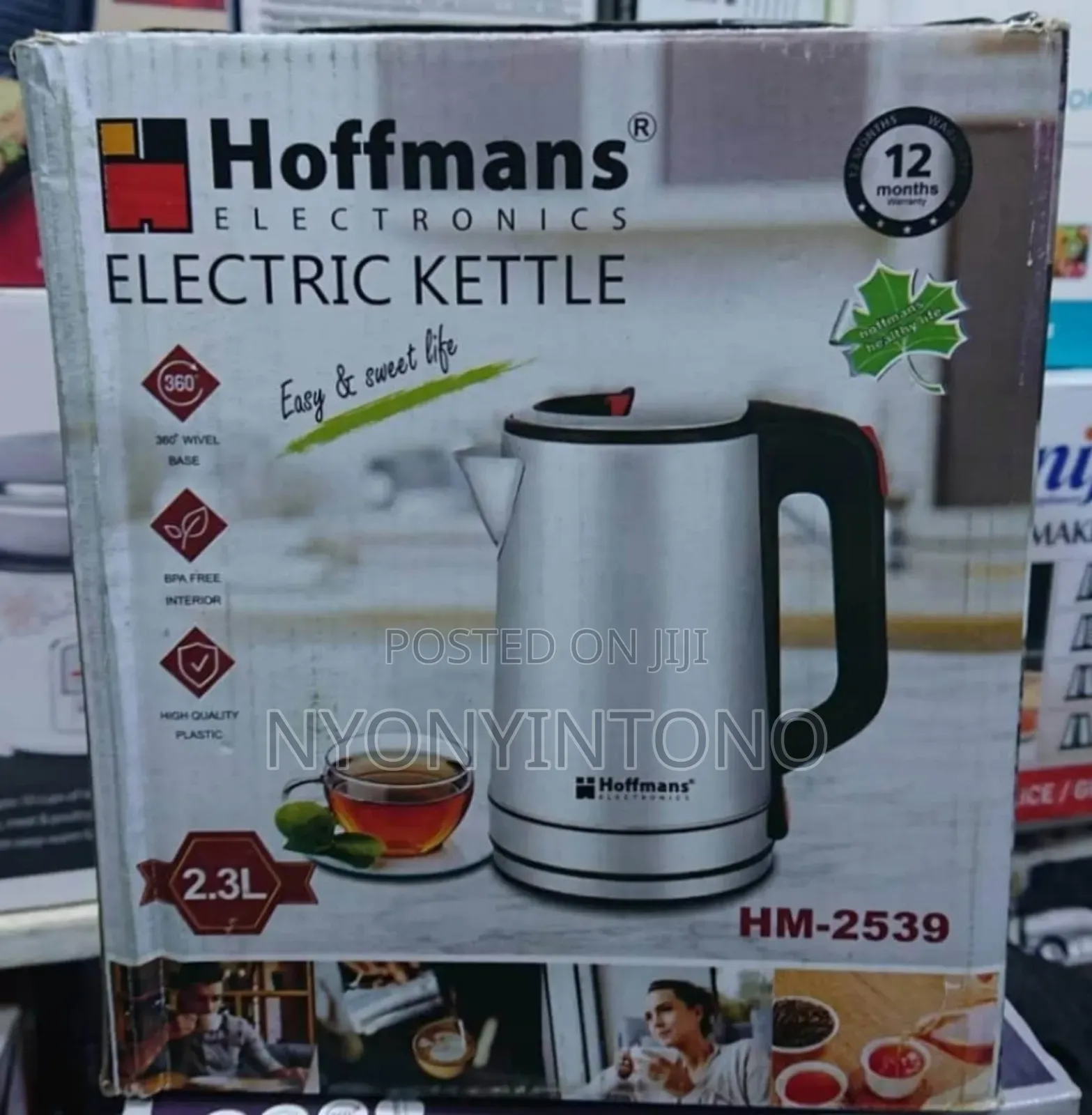 Hoffmans 2.3litres Automatic Electric Water Kettle