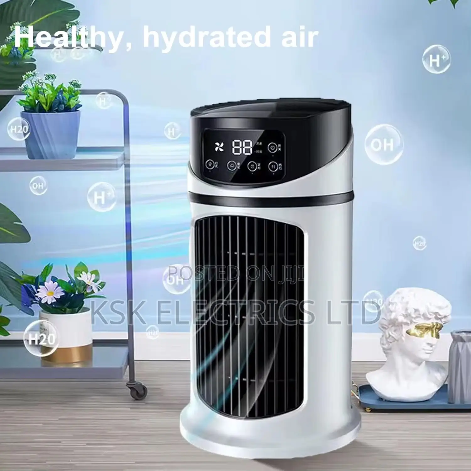 Portable Cold Air Conditioner Fan 6-speed Use Air Humidifier