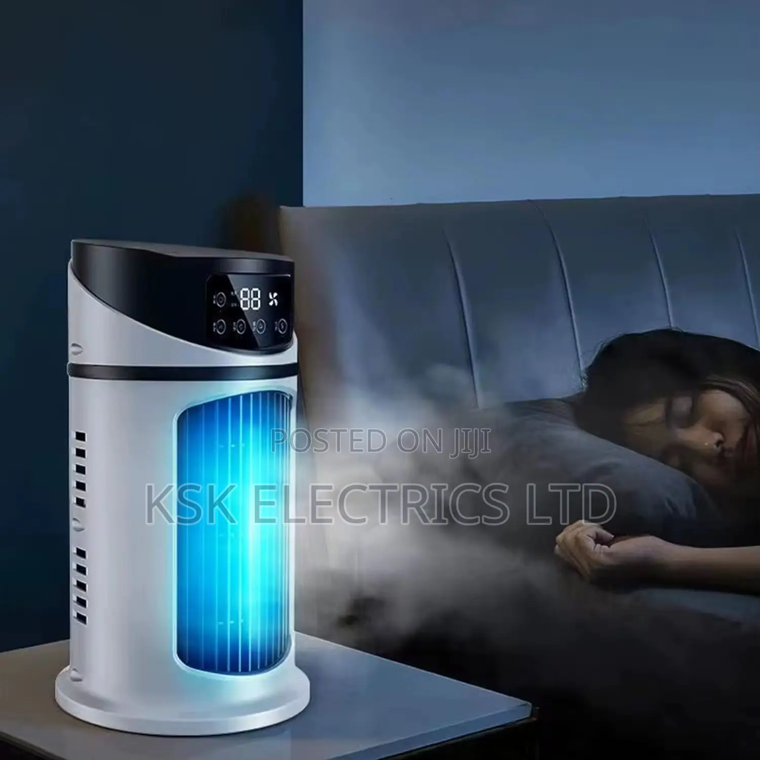 Portable Cold Air Conditioner Fan 6-speed Use Air Humidifier