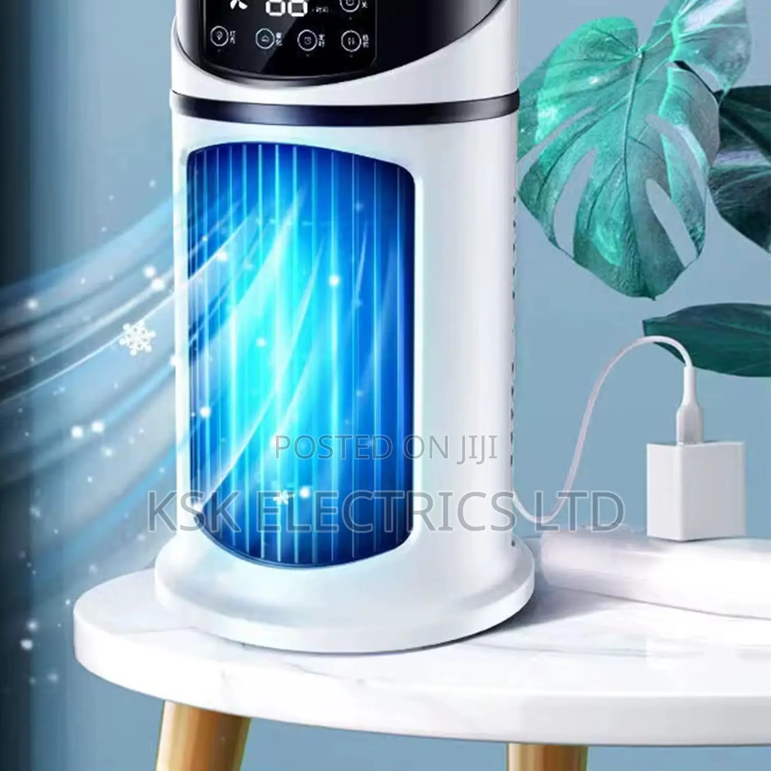 Portable Cold Air Conditioner Fan 6-speed Use Air Humidifier