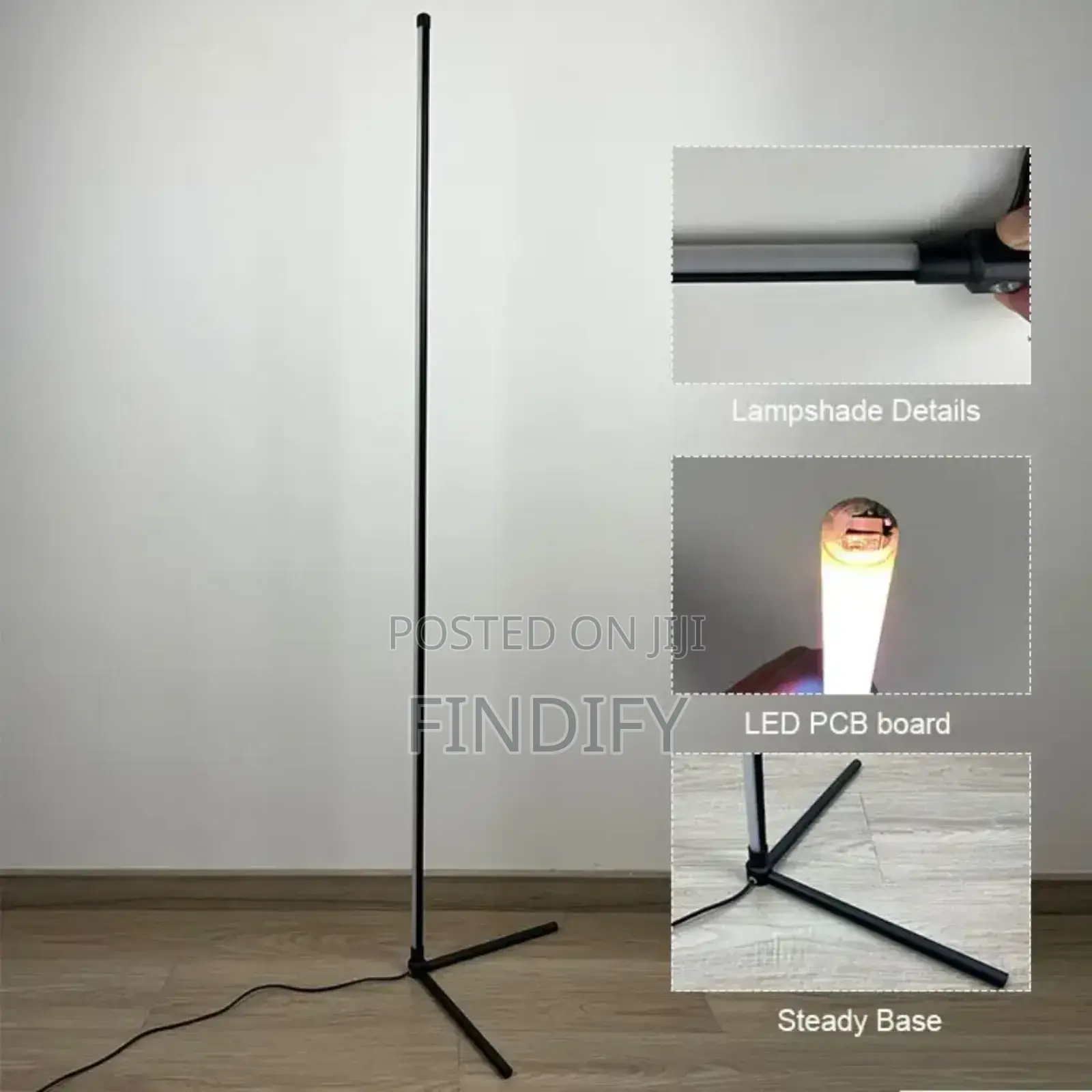 Corner Nordic Floor Lamp Vertical Strip Light