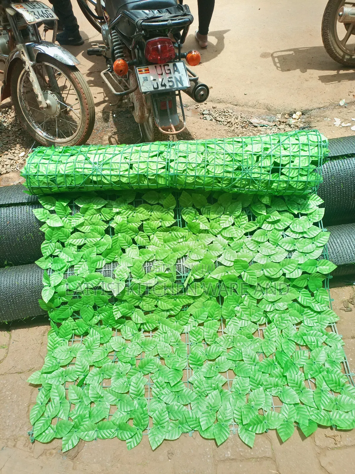 3metrelength 1metre Width Artificial Green Leaf Fence Roll