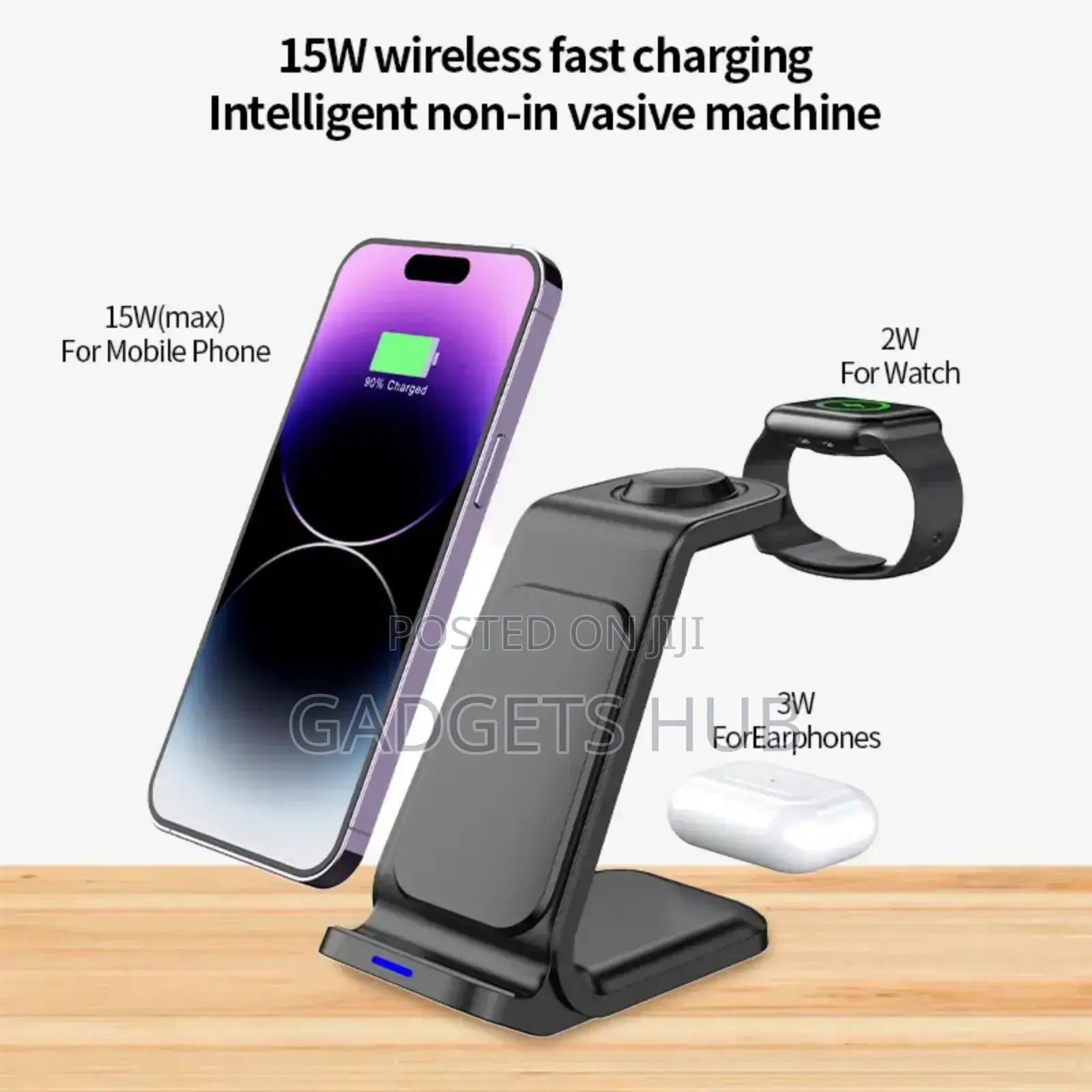 3in1 Wireless Charger Magnetic Holder Charging Station