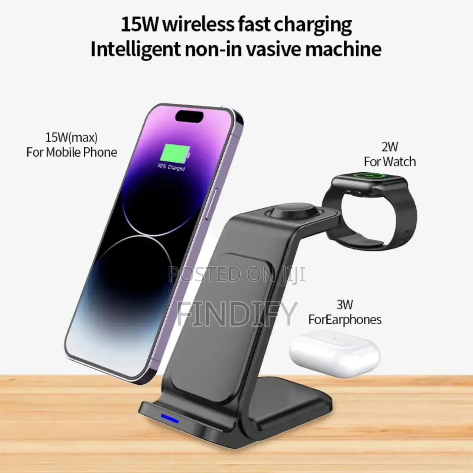 3in1 Wireless Charger Magnetic Holder Charging Station