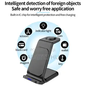3in1 Wireless Charger Magnetic Holder Charging Station