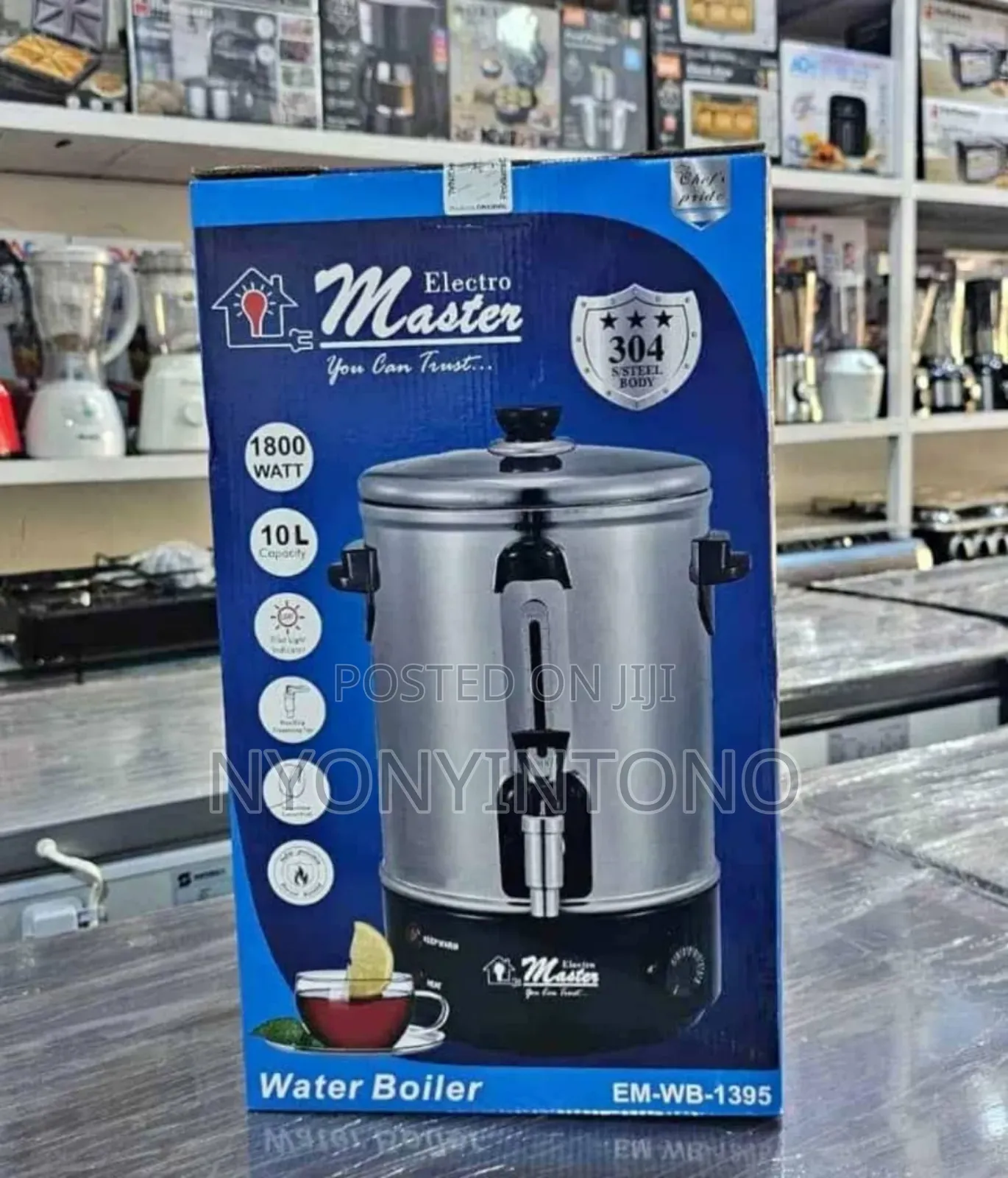 10litres Electro Master High Quality Water Boiler