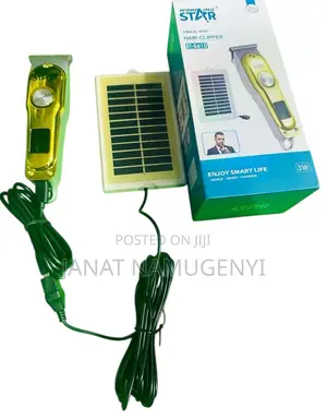 Winningstar Rechargeable Hair Clipper (Solar And Electricity