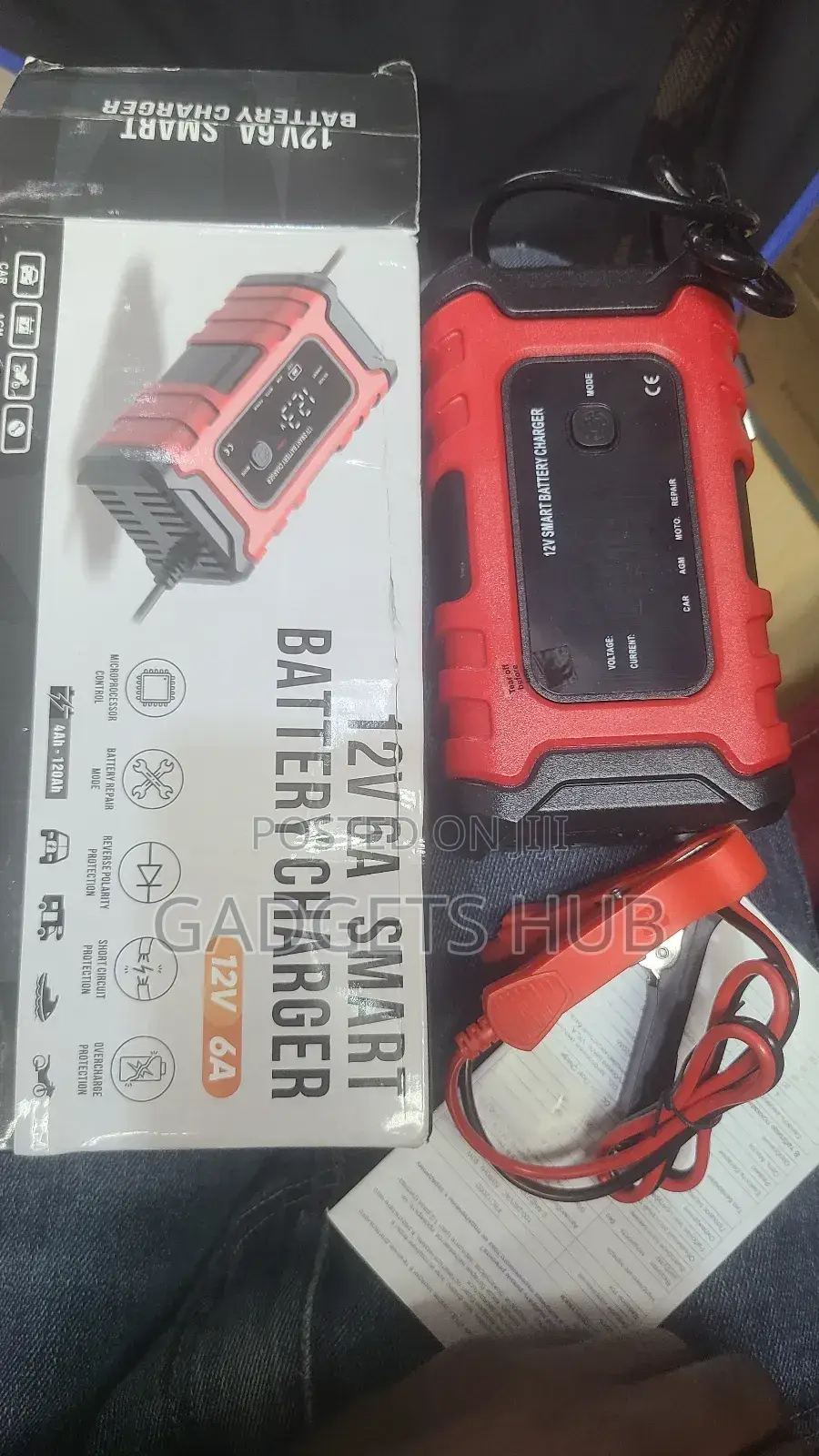 12v Smart Battery Charger Over Charge Protection