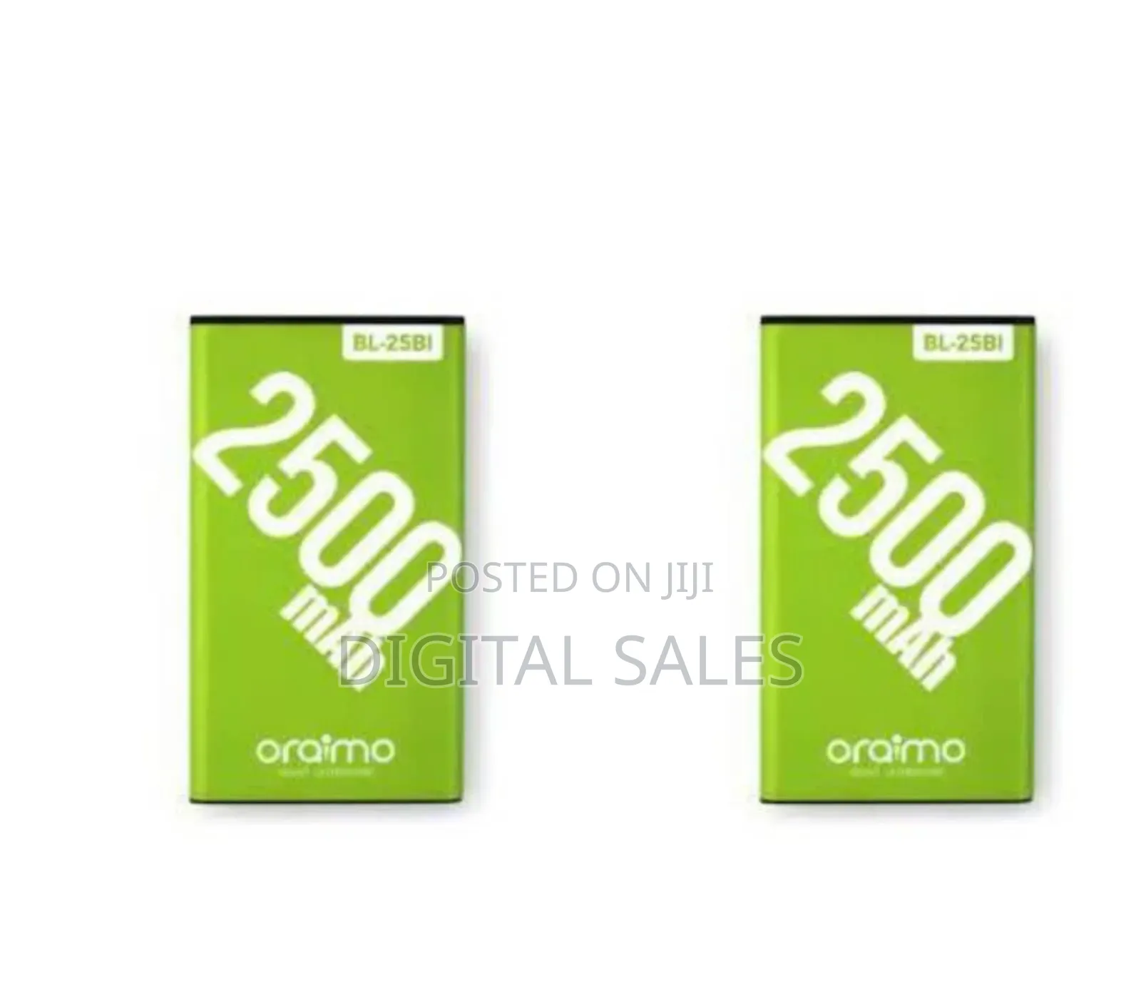Oraimo Long Lasting 2500mah Battery for Tecno and Itel -