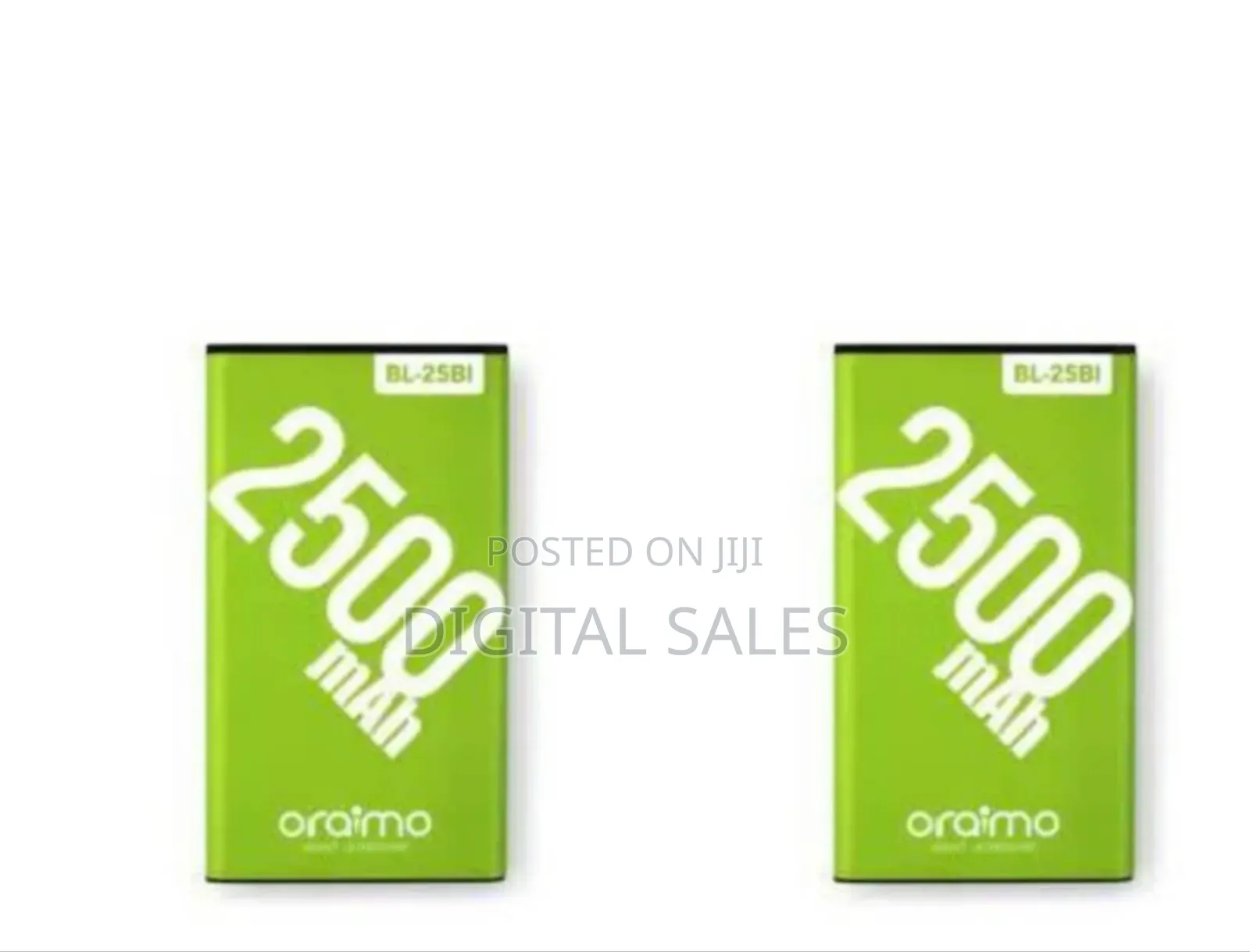 Oraimo Long Lasting 2500mah Battery for Tecno and Itel -