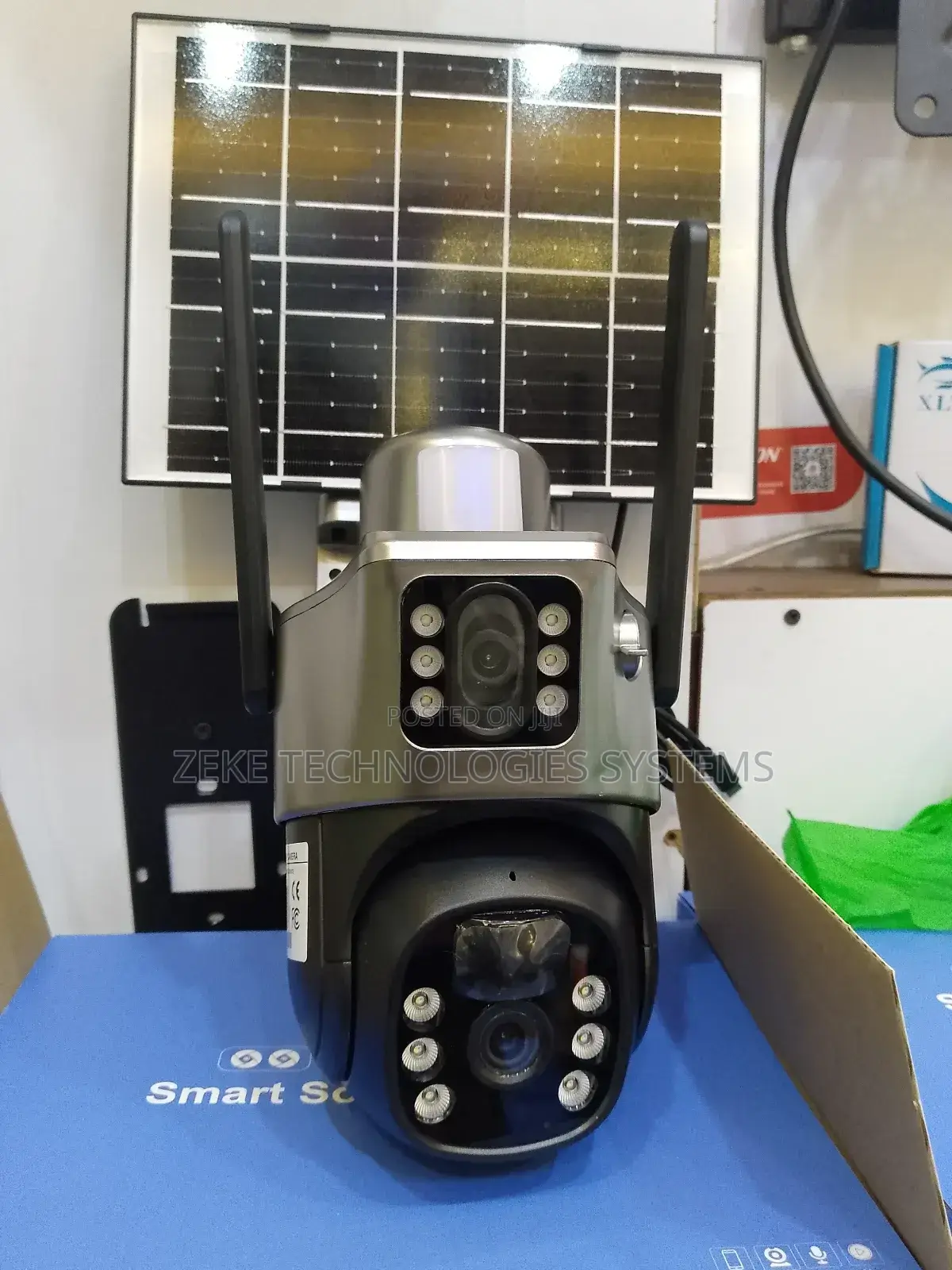 Solar Camera Dual Lens