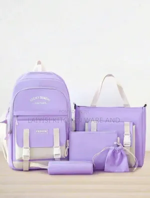 School Backpack Shoulder Pencil Bags for Student Boys Girls