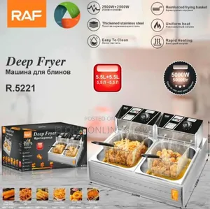 Raf Double Deep Fryer Model R.5221
