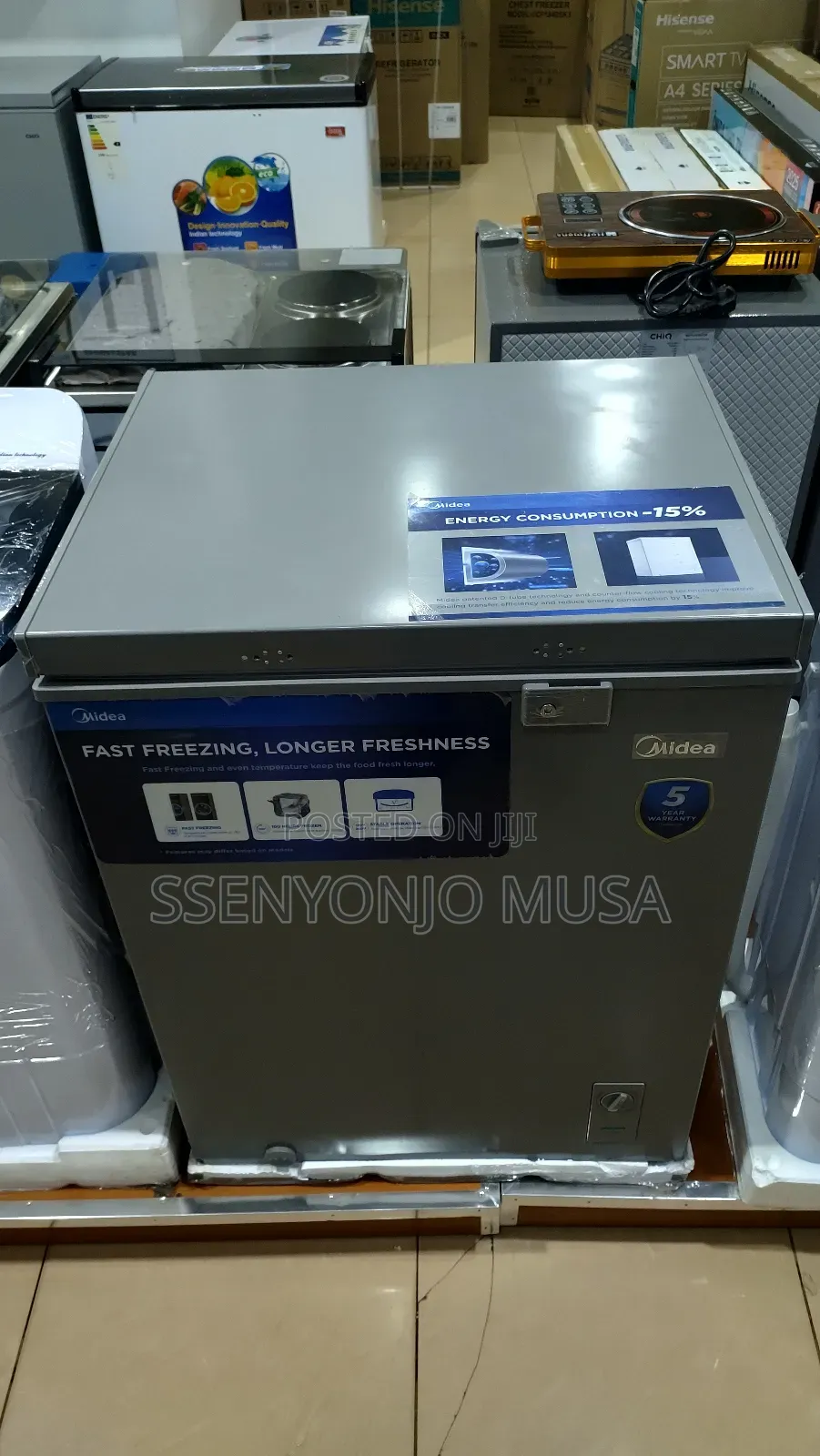 Midea 207l Chest Freezer-Mdrc207,Compact Energy-Efficient