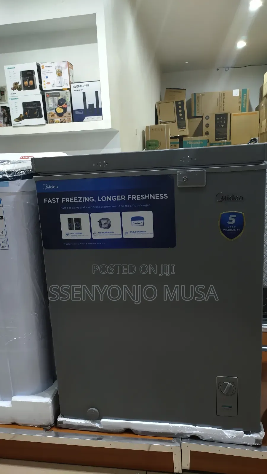 Midea 207l Chest Freezer-Mdrc207,Compact Energy-Efficient