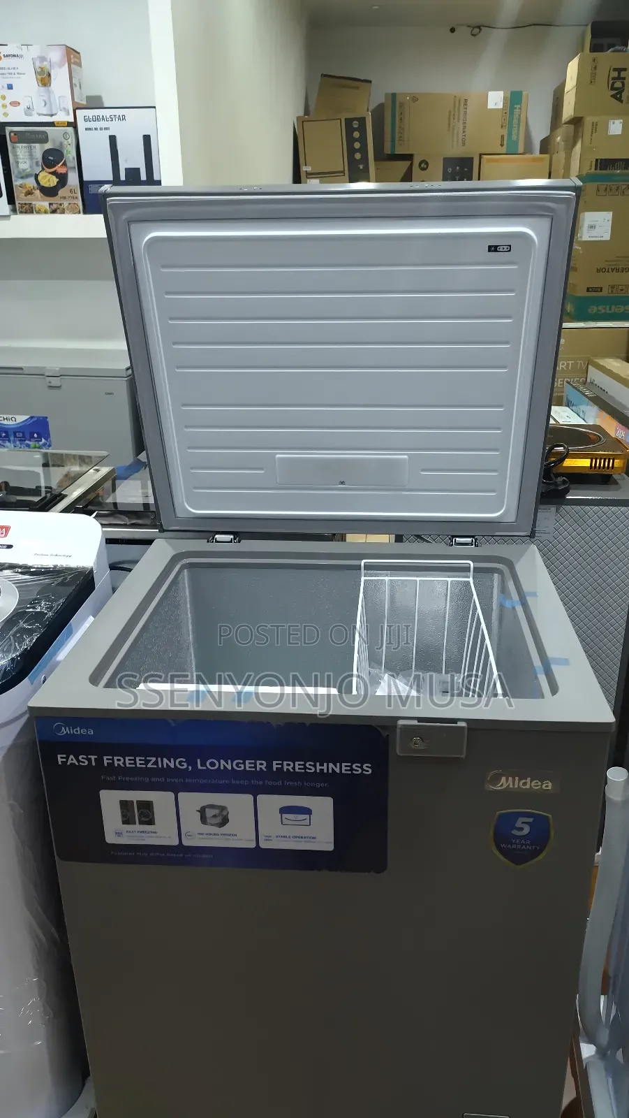 Midea 207l Chest Freezer-Mdrc207,Compact Energy-Efficient