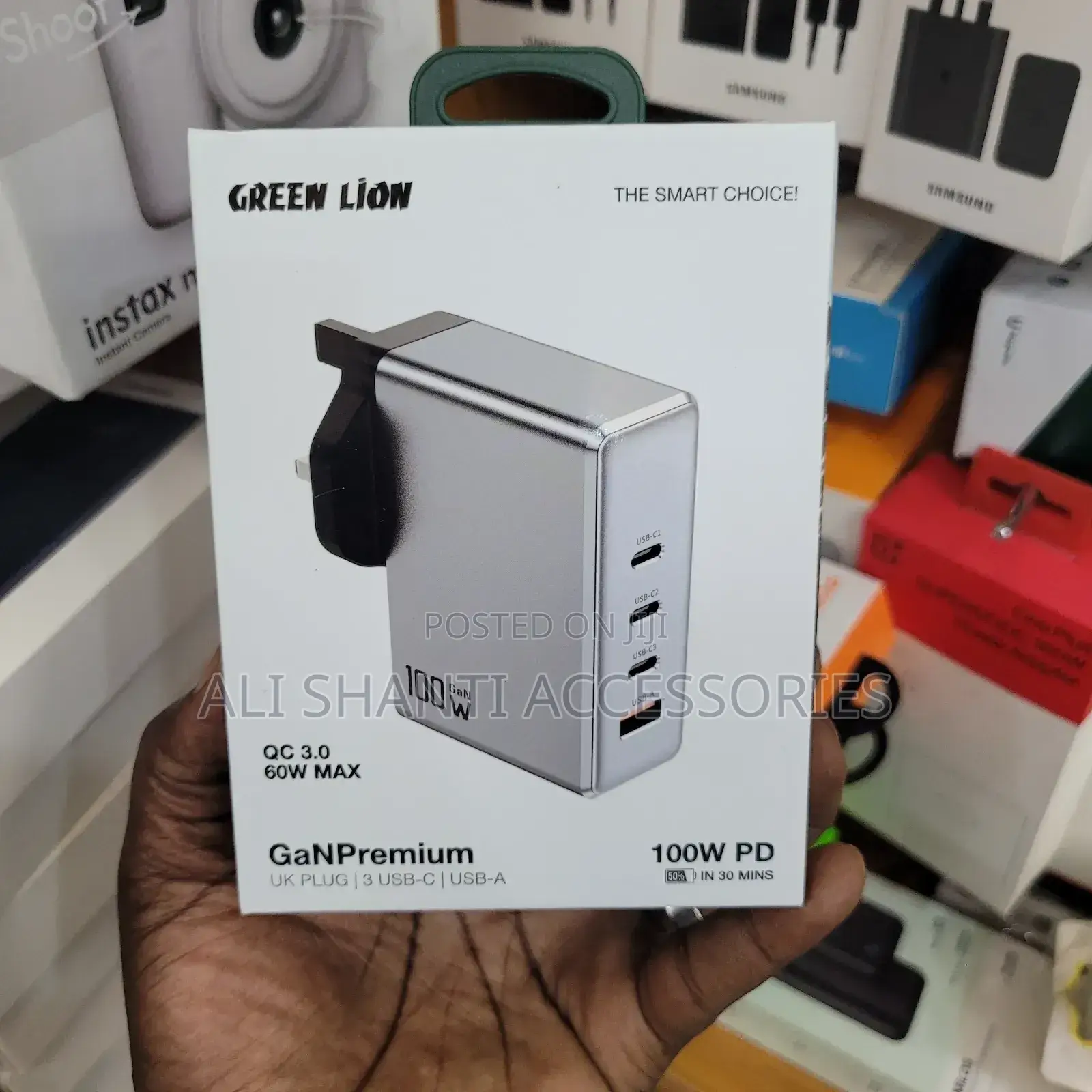 Green Lion 100w Pd Gan Adapter