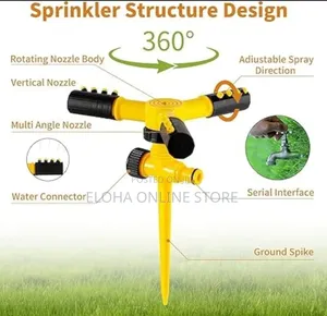 360-Degree Automatic Rotating Garden Sprinkler