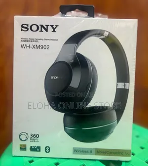 Photo - Sony Wh-Xm902 Wireless Noise Canceling Stereo Headset.