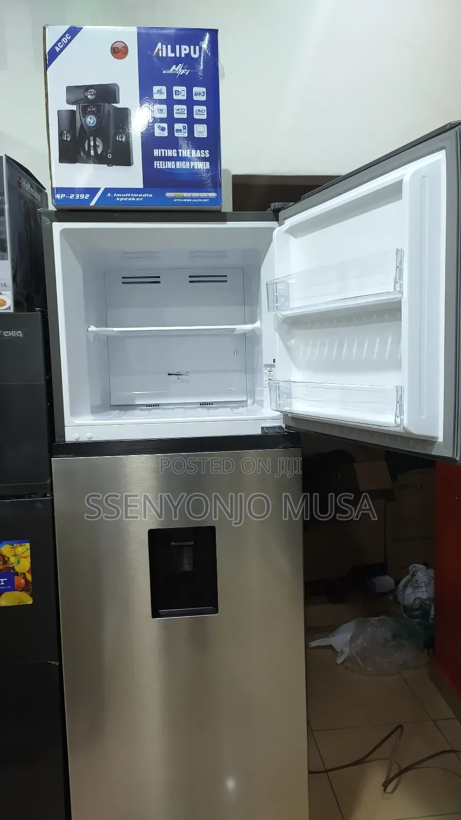 Hisense 419l Double Door Fridge - Rt419n4wcu, Frost-free