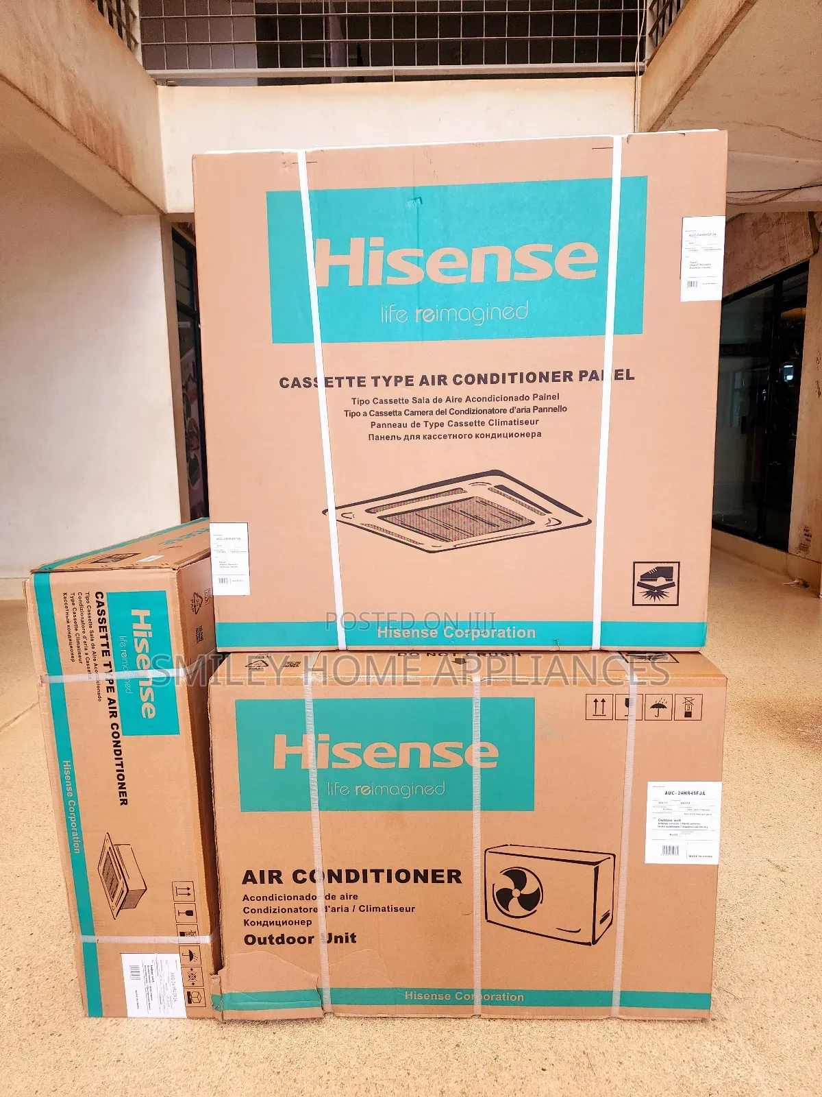 Brand New Cassette Hisense Ceiling Air Cooler 24000btu