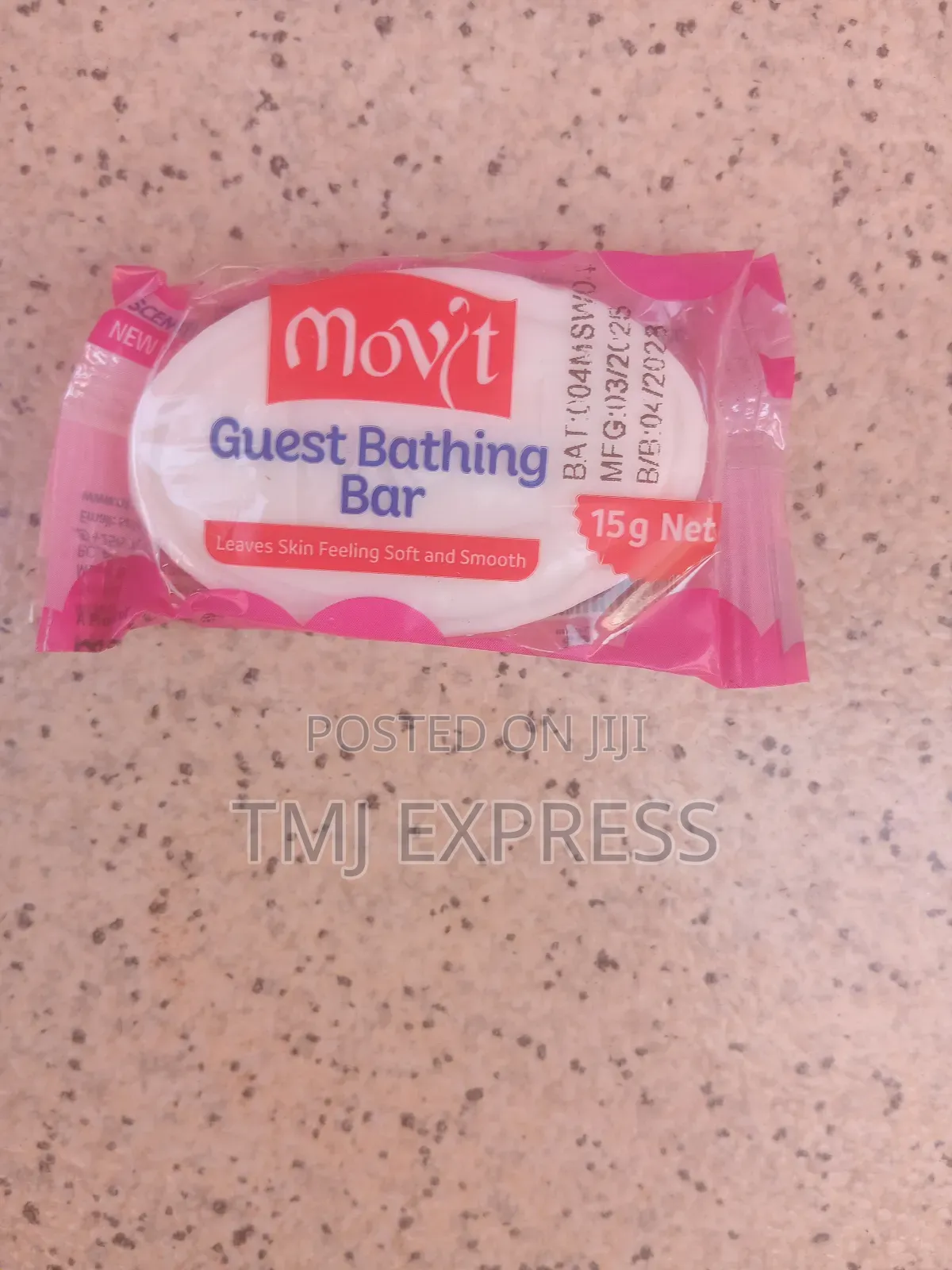 Movit Guest Soap -a Box of 144 PCS