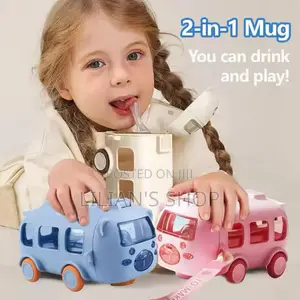 Kids Bear Bus Water Bottle