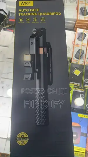 Auto Face Tracking Quadripod Selfie Stick Tripod
