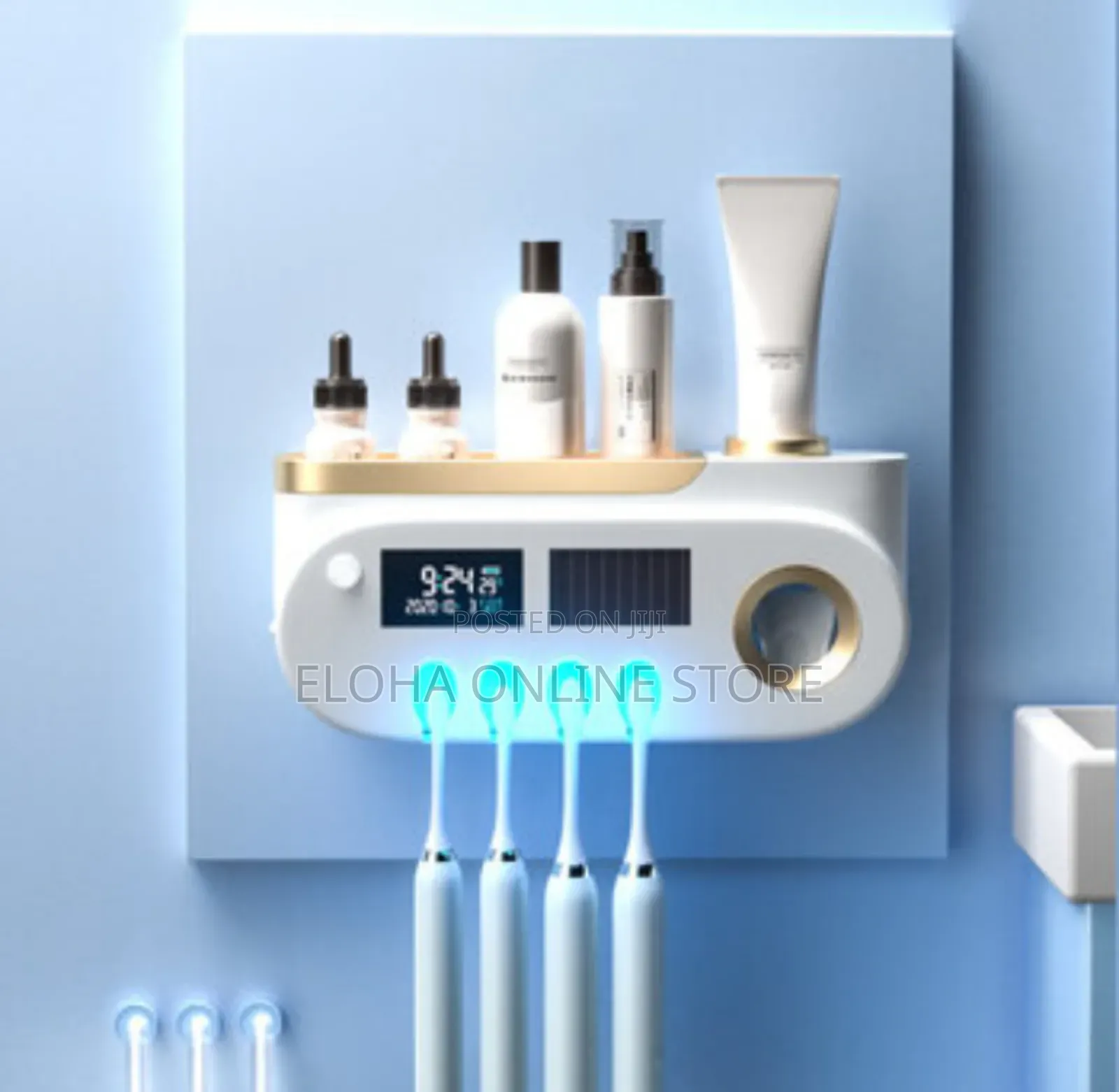 Multi-Functional Uv Light Toothbrush Holder