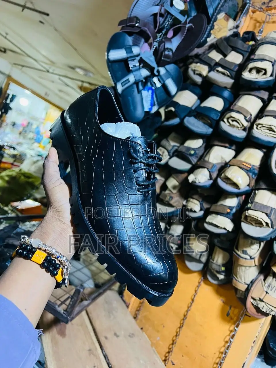 Leather Oxfords Black