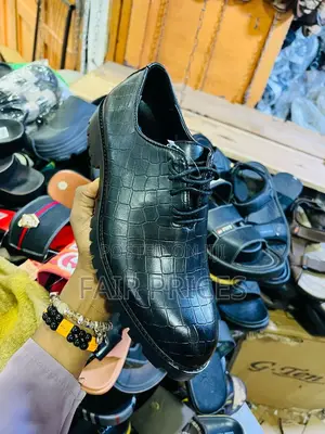 Leather Oxfords Black