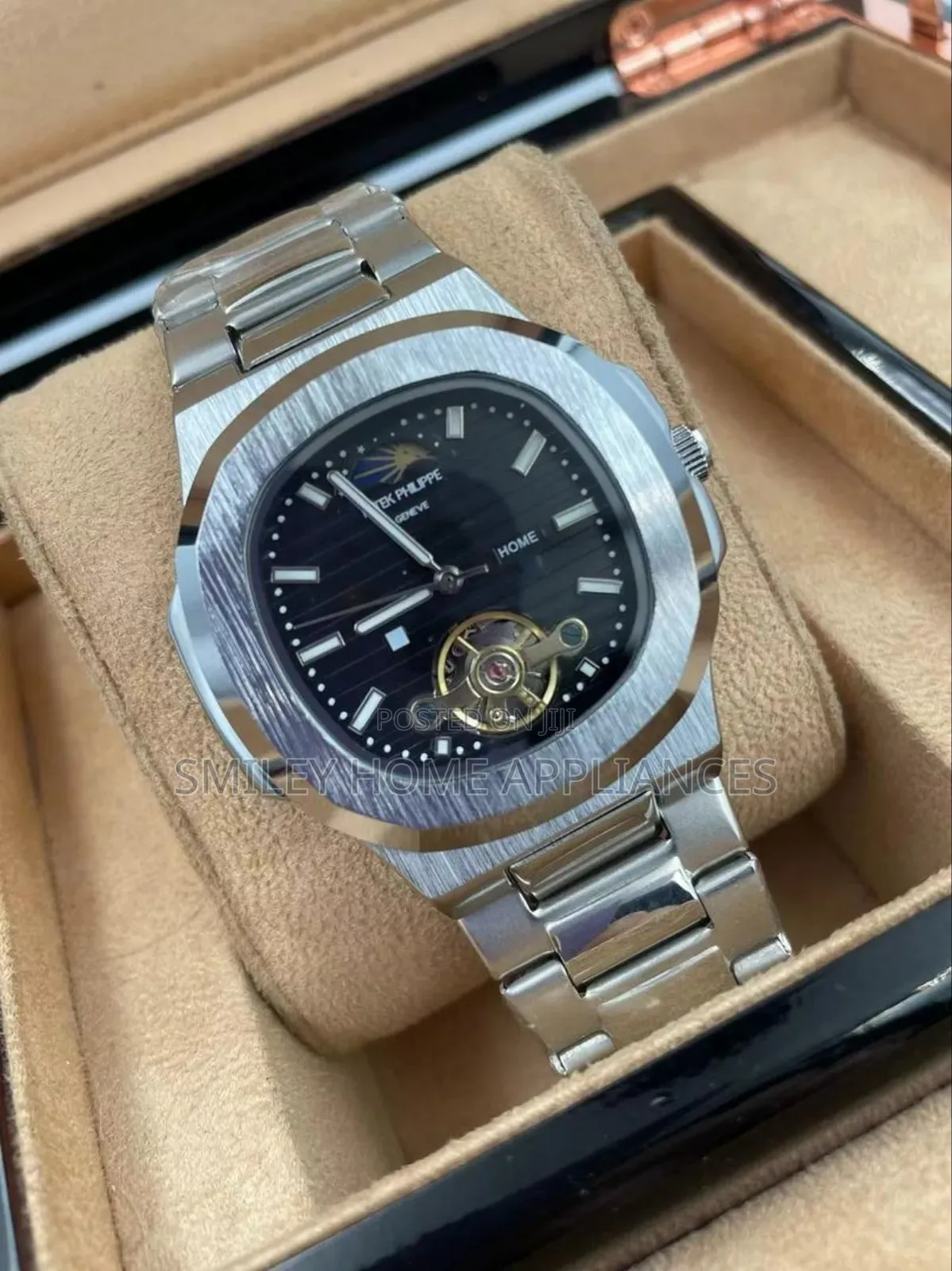 Brand New Original Patek Philippe Stainless Steel Watch