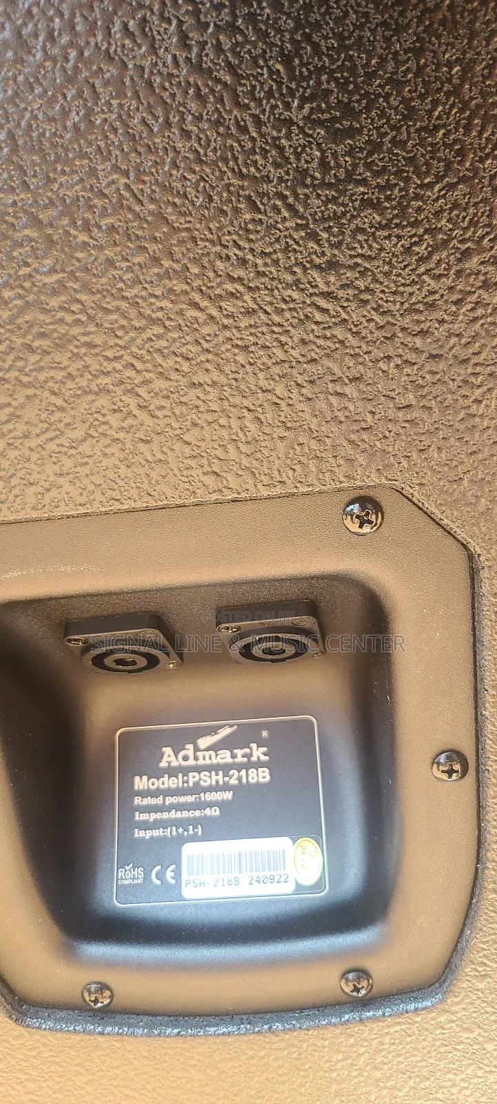 Admark Double Bass Speaker PSH-218b Apair 18