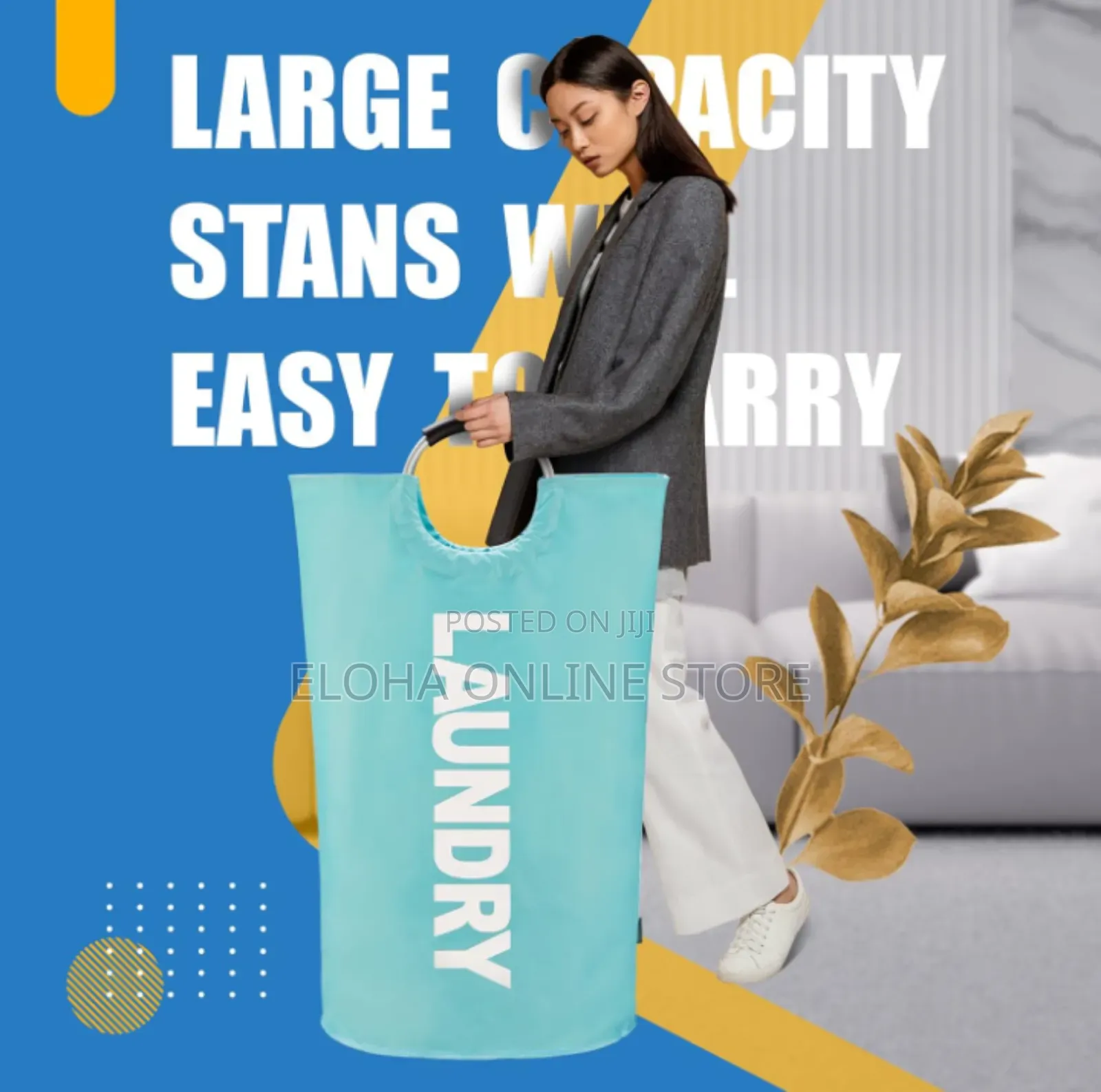 Laundry Bag With Padded Handles