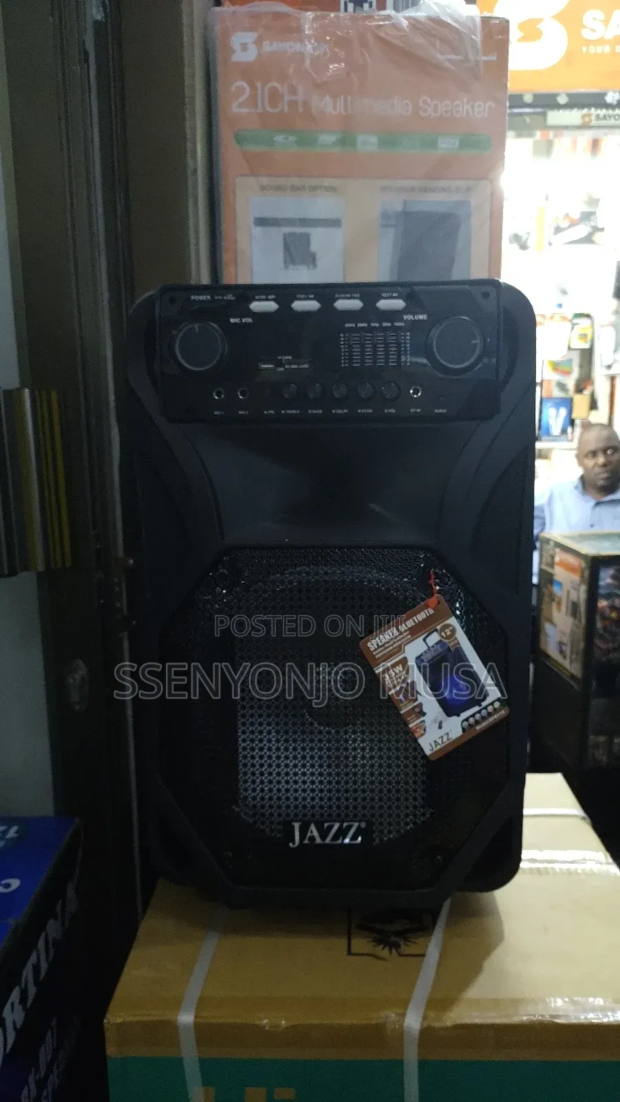 Jazz Jz-118 12" Professional Karaoke Speaker System With Bt