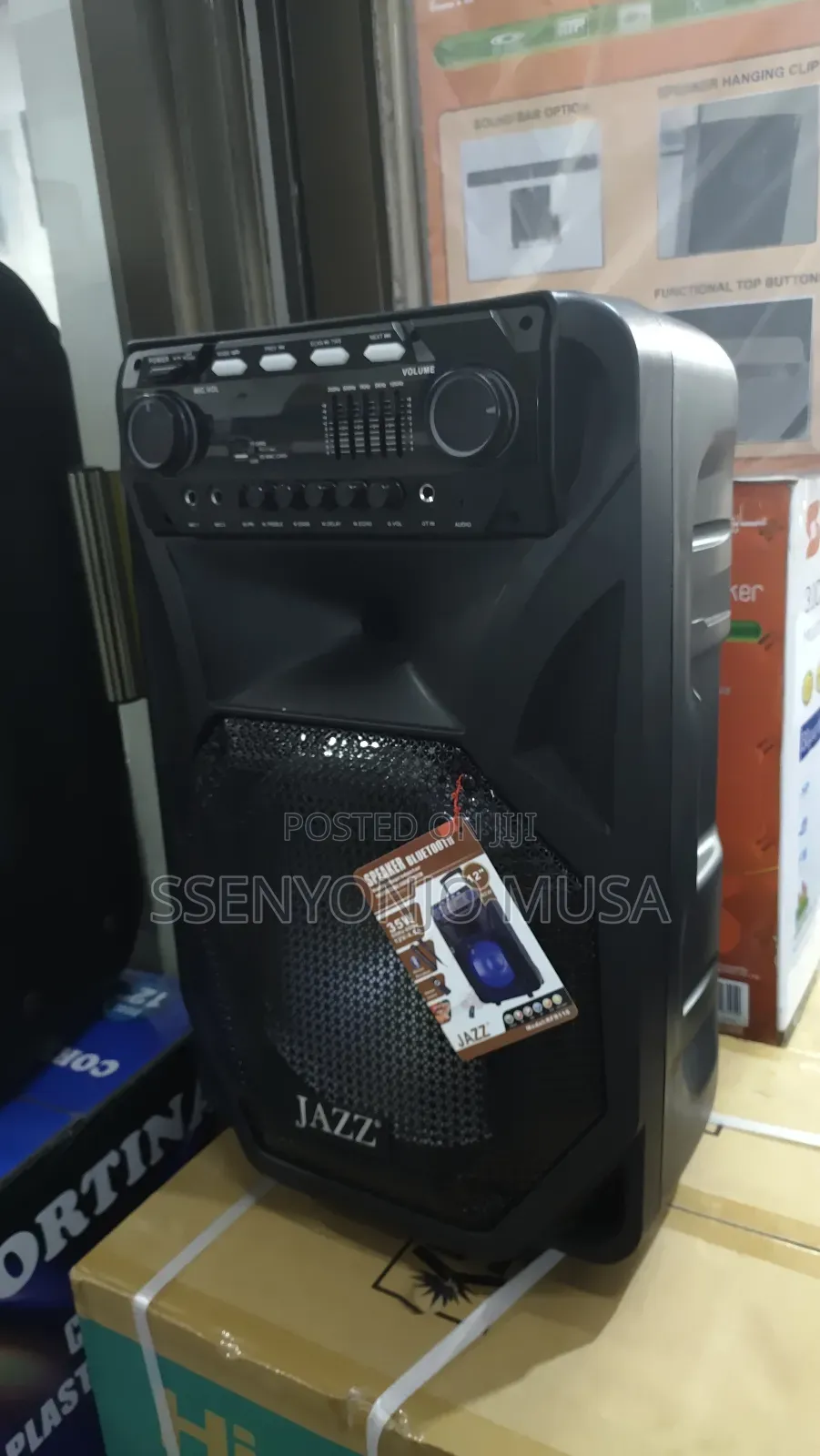 Jazz Jz-118 12" Professional Karaoke Speaker System With Bt