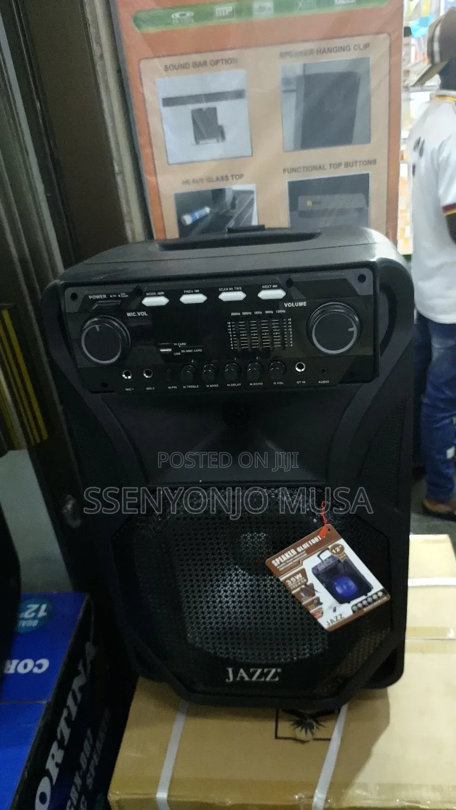 Jazz Jz-118 12" Professional Karaoke Speaker System With Bt
