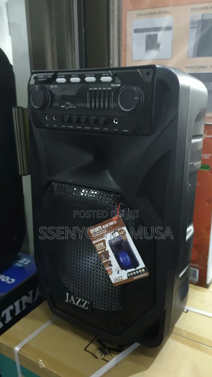 Jazz Jz-118 12" Professional Karaoke Speaker System With Bt