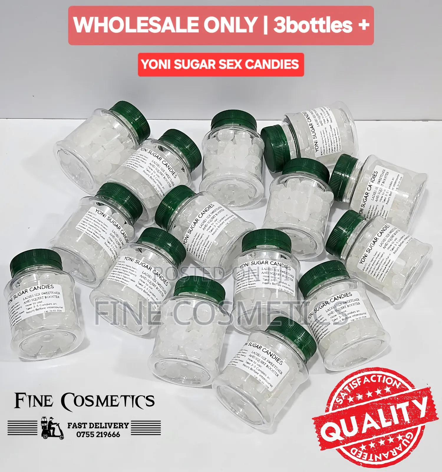 Wholesale, Yoni Sugar Candies, Ladies Splash Water Sweetener