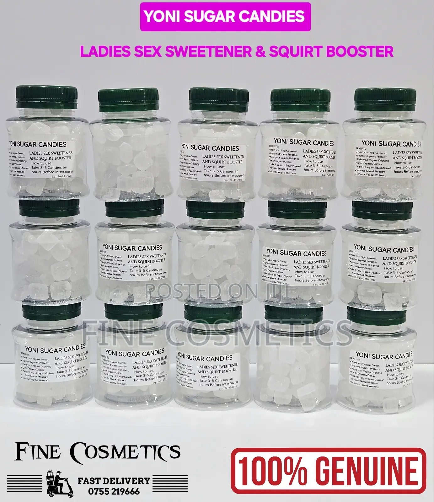 Wholesale, Yoni Sugar Candies, Ladies Splash Water Sweetener