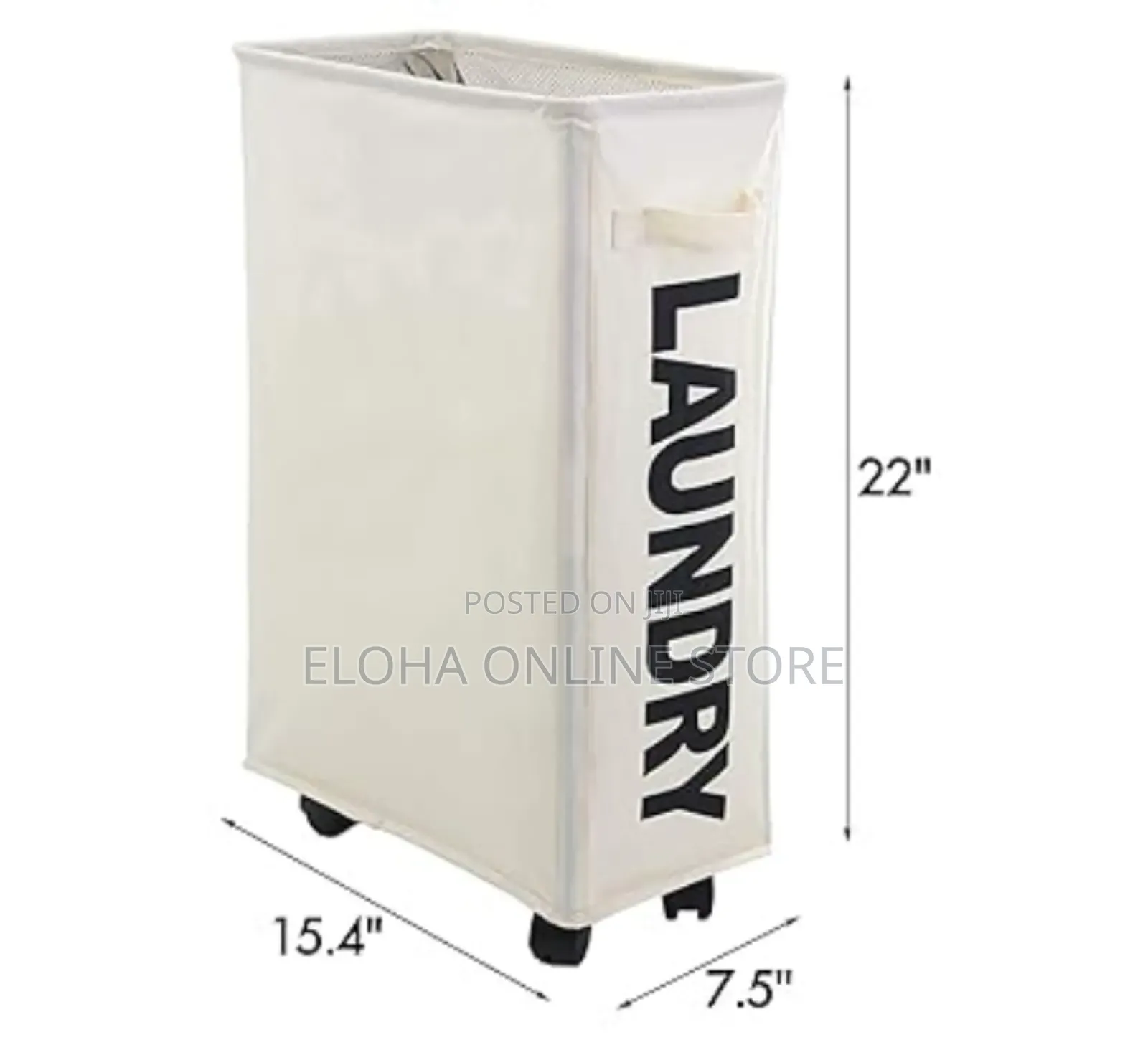 A Rolling Laundry Basket