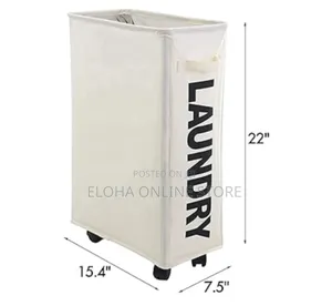 A Rolling Laundry Basket