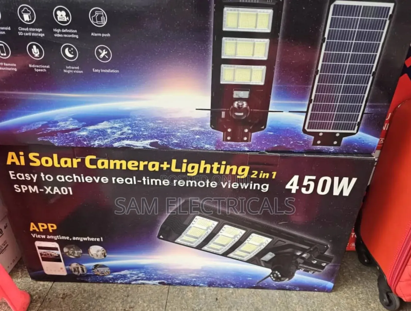 Intelligent Solar Light With Camera