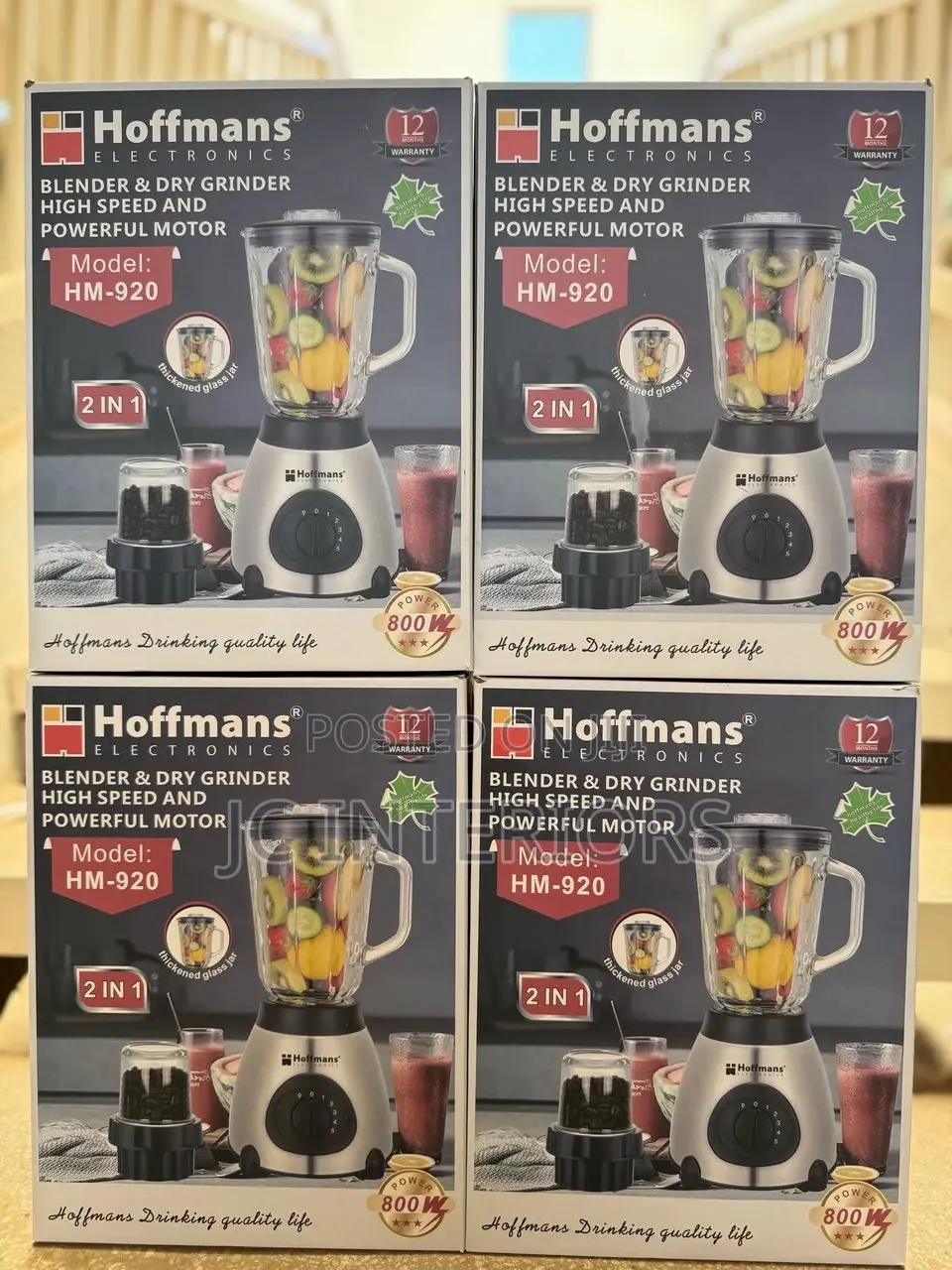 Hoffmans Glass Blenders