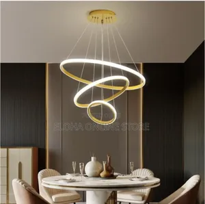 3 Ring Modern Double Led Chandelier Lamp