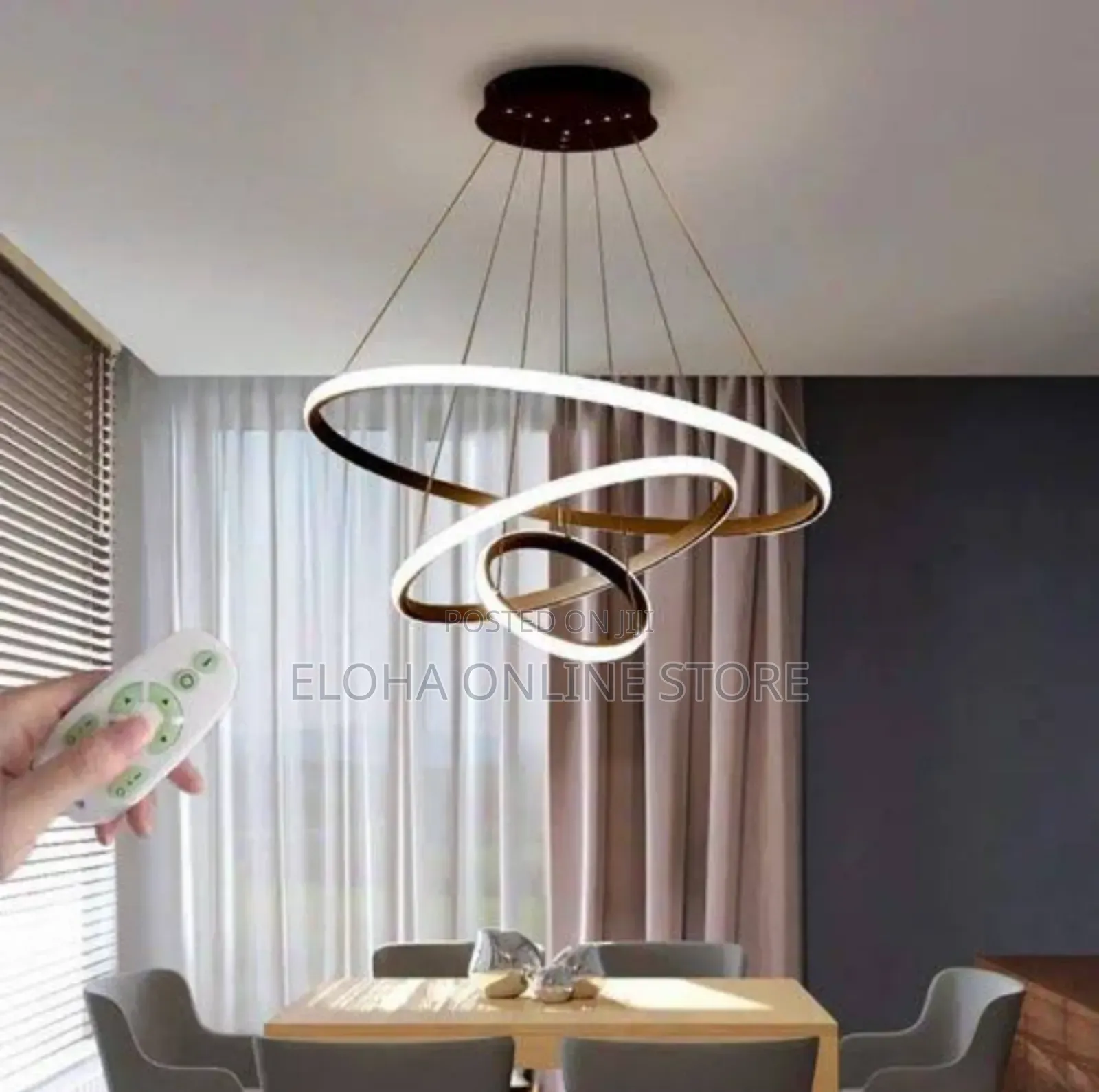3 Ring Modern Double Led Chandelier Lamp