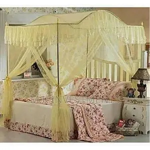 Photo - Luxurious Curved Mosquito Net With Poles